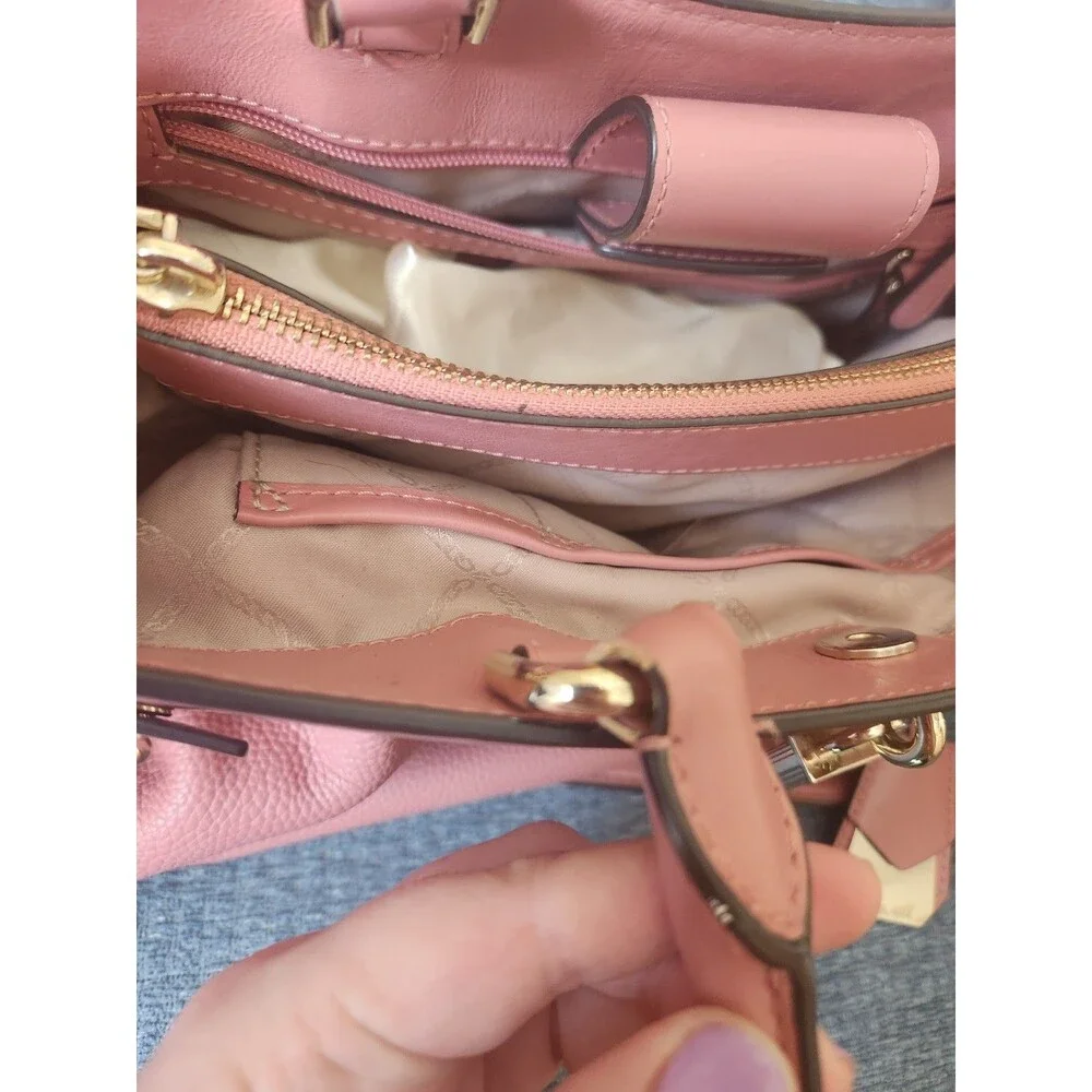 Michael Kors Gramercy Large Leather Tote in Blush Pink Mauve